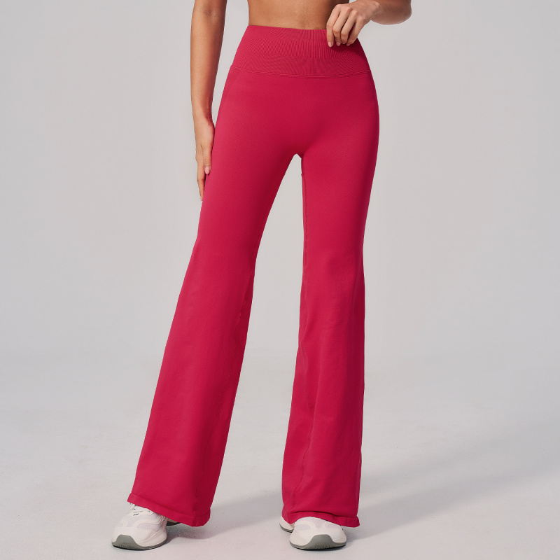 Yoga Fitness Pants - Yoga Pantolonları Yüksek Bel Geniş Paça
