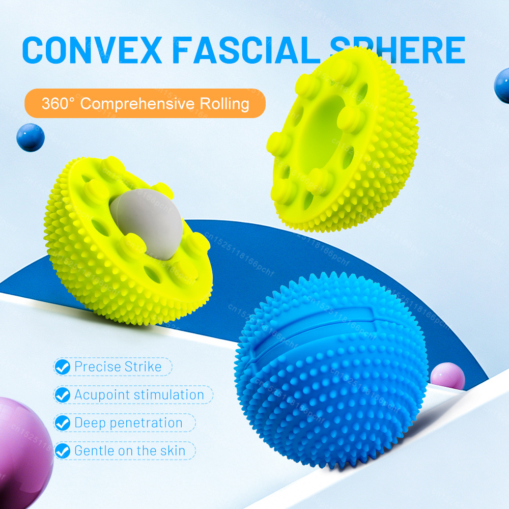 Yoga Fitness Ball - Çıkarılabilir Ayaklı Dikenli Nöro Masaj Topu