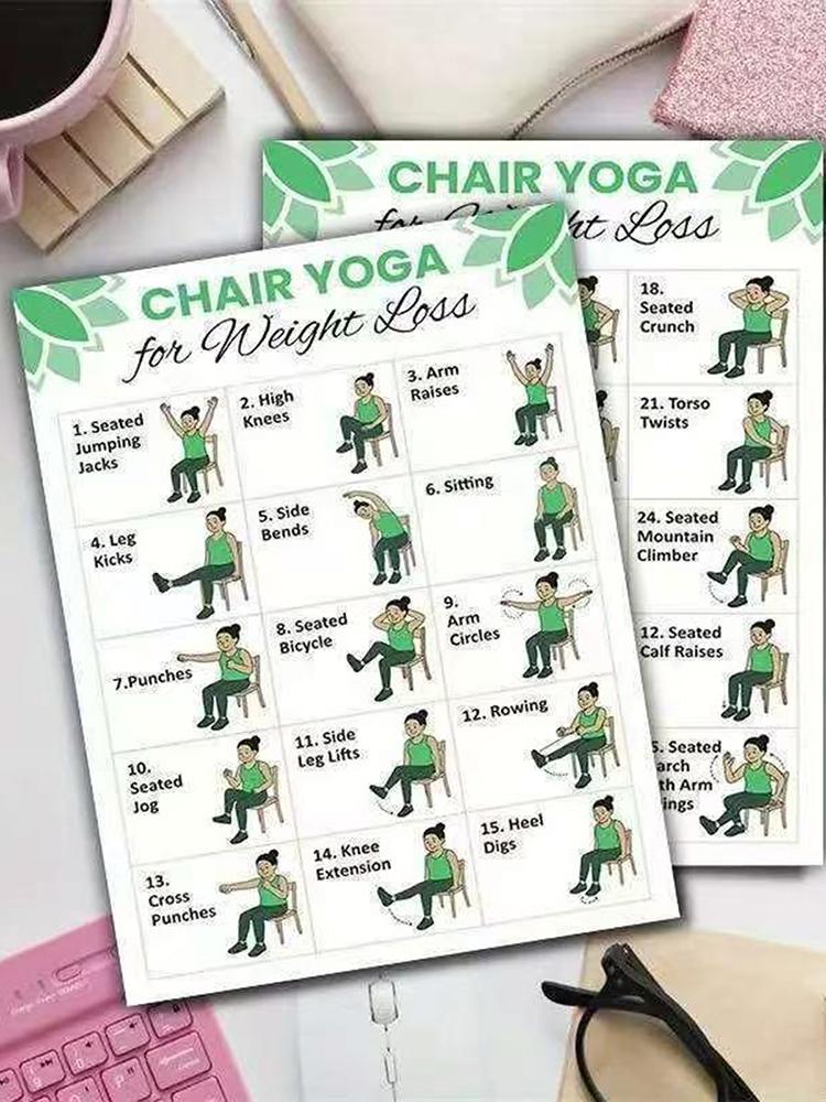 2 Adet Yoga Posteri Evde Egzer - Yoga Health & Fitness Center incelemesi ve fiyatı